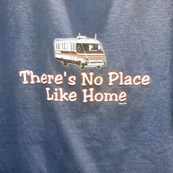 THERE’S NO PLACE LIKE HOME RV Camper Men’s T-shirt. Sz XL. - Picture 2 of 4